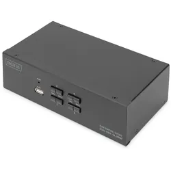 DIGITUS 4-Port HDMI Dual View KVM Switch 4k@30Hz