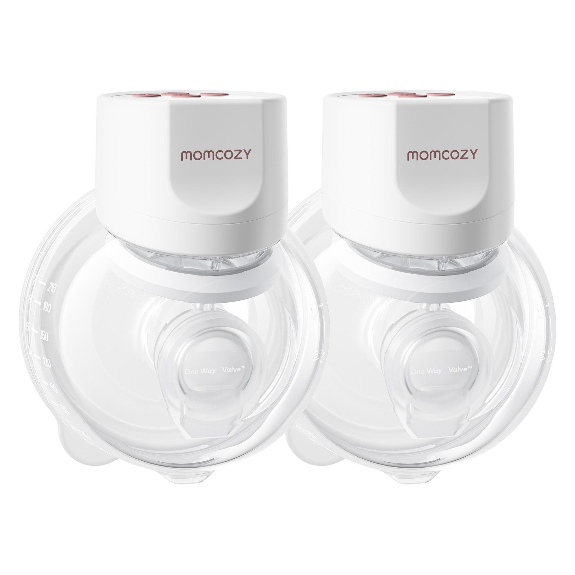 Momcozy S12 Pro+ Wearable Breast Pump White Double Pack (BP335-WH71000B12106-A)