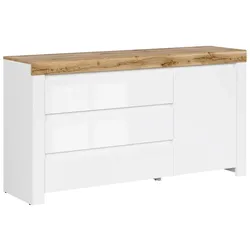 SIDEBOARD Hella Weiß und Holz