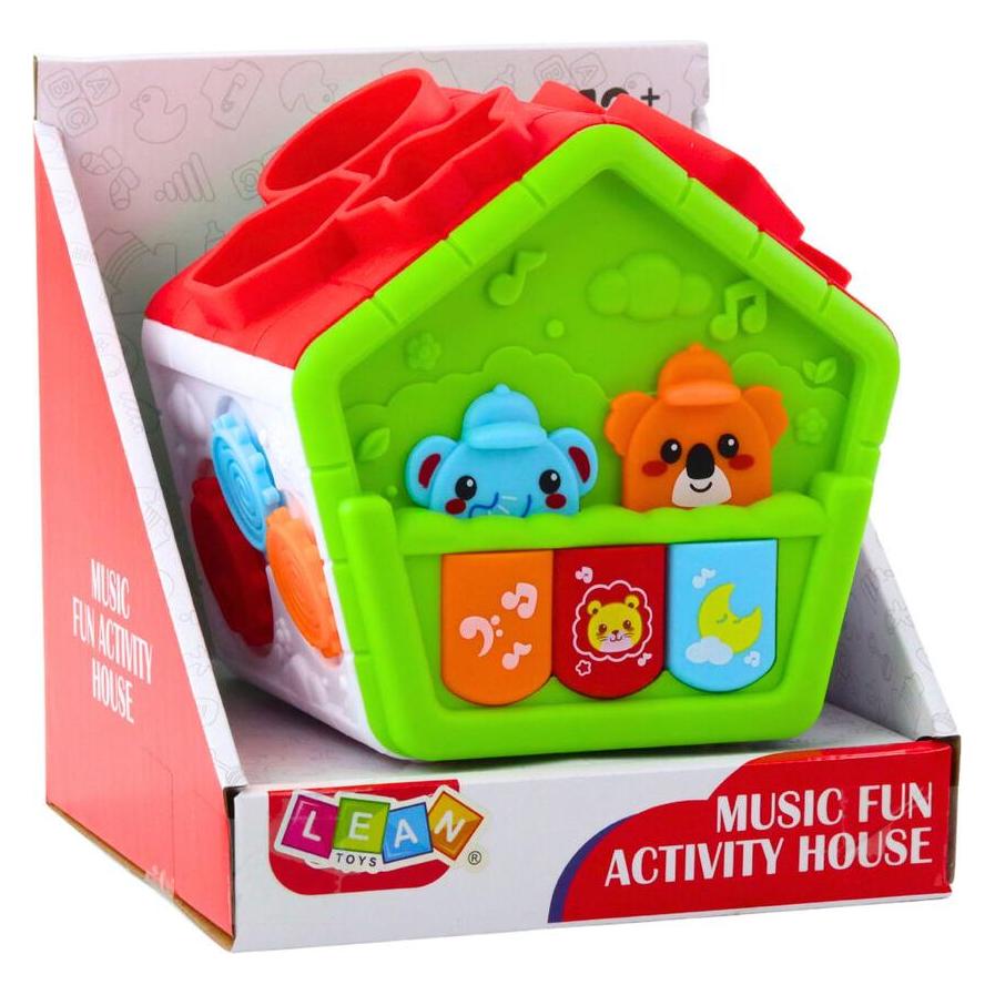 Lean Toys Lean Interaktives Haus Für Kleinkinder Educational Sorter Grün (67992445)