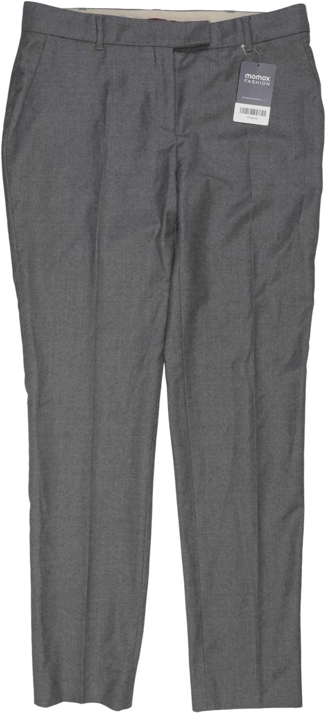 Max Mara Damen Stoffhose, Grau, Gr. EU 36 (IT 42), kein / Etikett - Second Hand