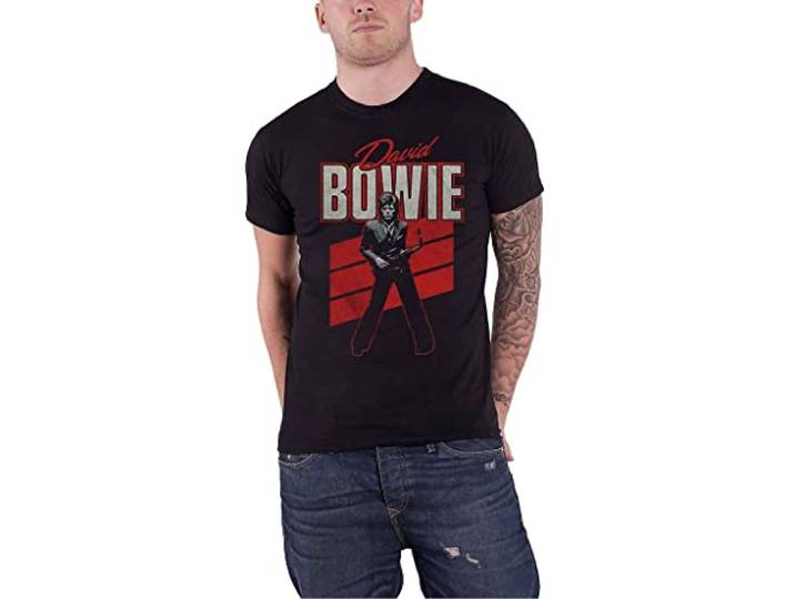 T-Shirt # M Unisex Black # Red Sax