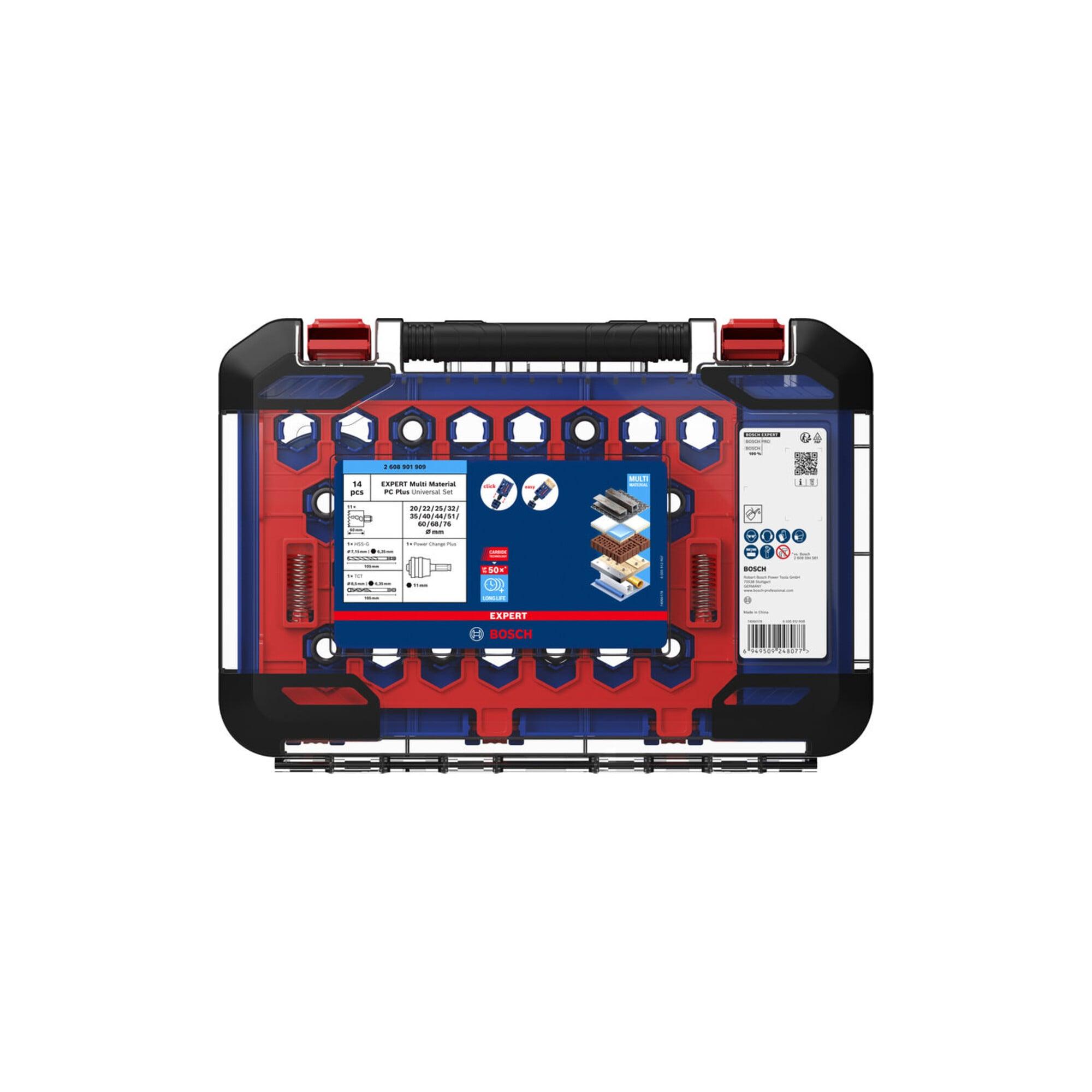 BOSCH EXPERT Multi Material Power Change Plus-Lochsägen-Set, 14-tlg. (2608901909)