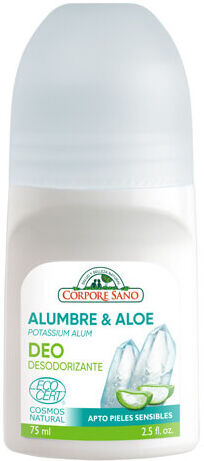 Corpore Sano Organic Aloe Alum Roll on Deodorant 75 ml