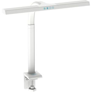 Digitus Schreibtischlampe DA-90491, weiß, LED, dimmbar, mit Tischklemme, 1025 Lumen, warm- bis tageslichtweiß