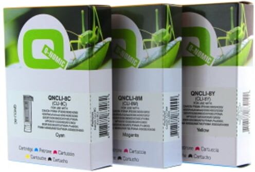 Q-Nomic Pack cartuchos CLI-8 (c+m+a)
