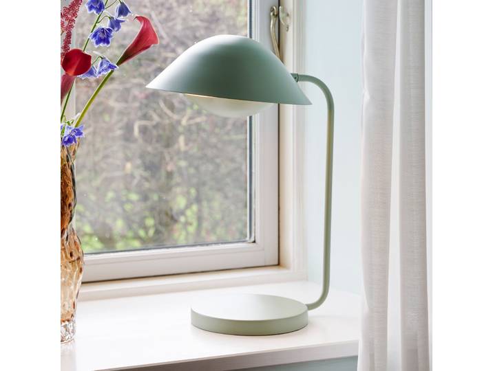 Freya Lampe de Table Green - Nordlux - Salon / séjour - Métal - Avec abat-jour