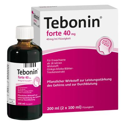 Tebonin forte 40 mg Lösung 2x100 ml Flüssigkeit