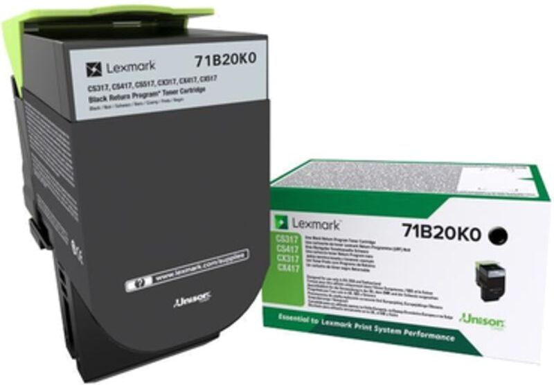 Lexmark 71B20K0 - Schwarz - Toner