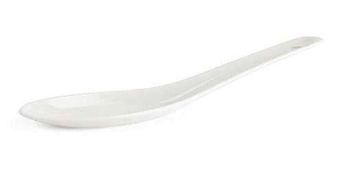 Olympia Whiteware Rijstlepels van Porselein, 24 stuks, 13 cm