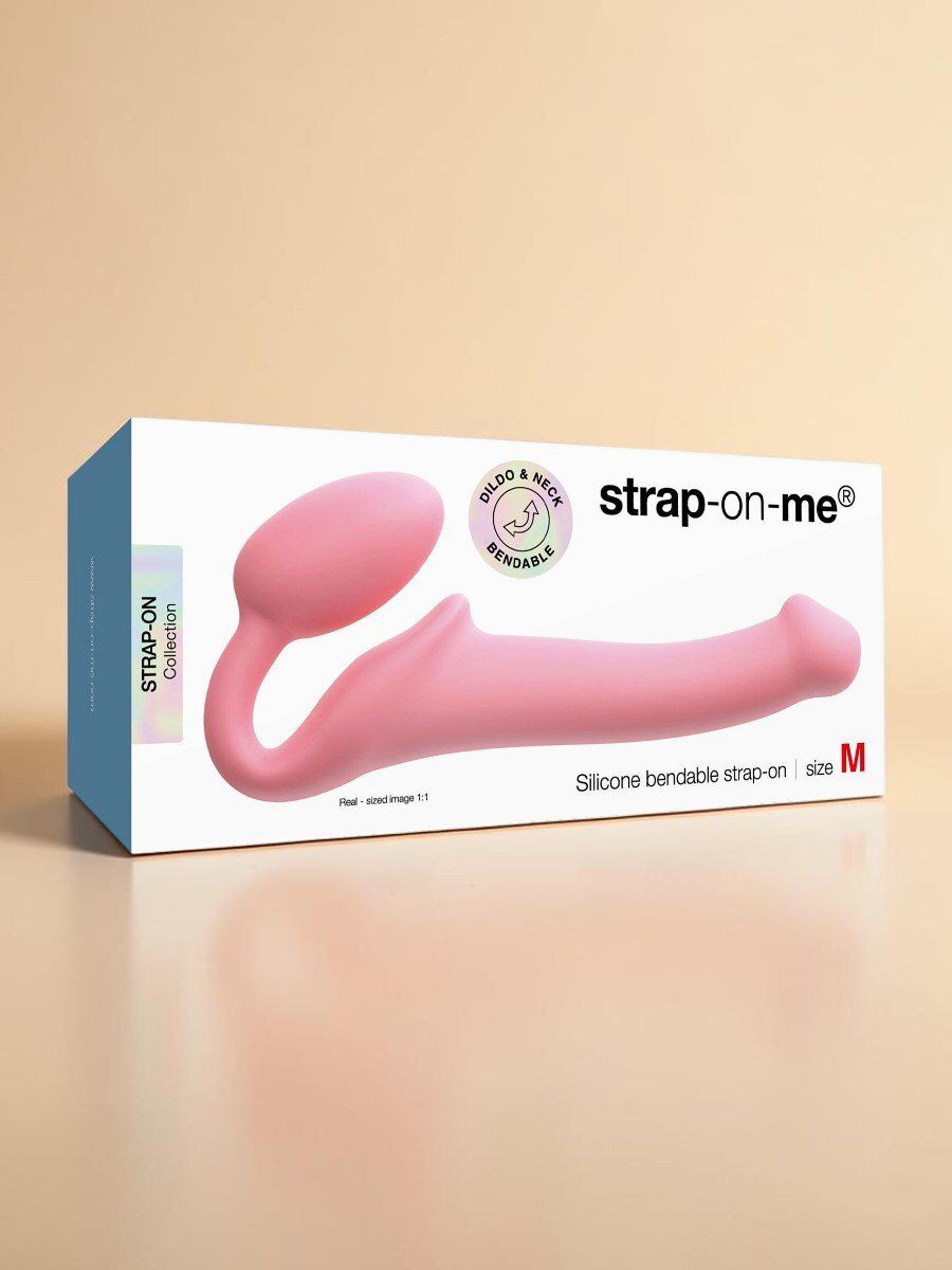 Strap-On-Me Strap-on semi-réaliste taille M rose