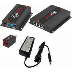 InterCoax Ethernet-Extender EUP-2704T-1R-PKG, Switch Box