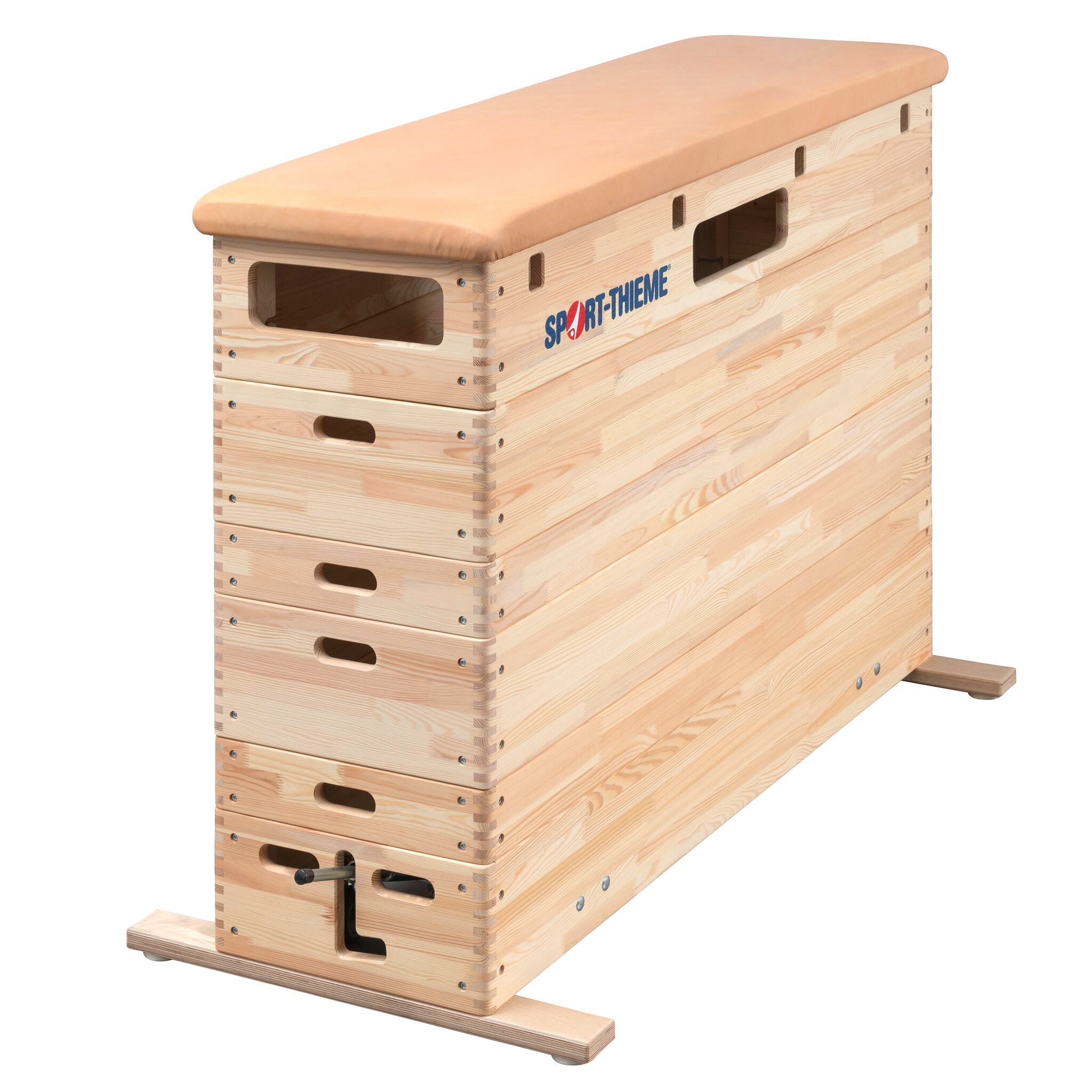 Sport-Thieme Sprungkasten "Original", 6-teilig, Mit Schwenkrollen-Einrichtung