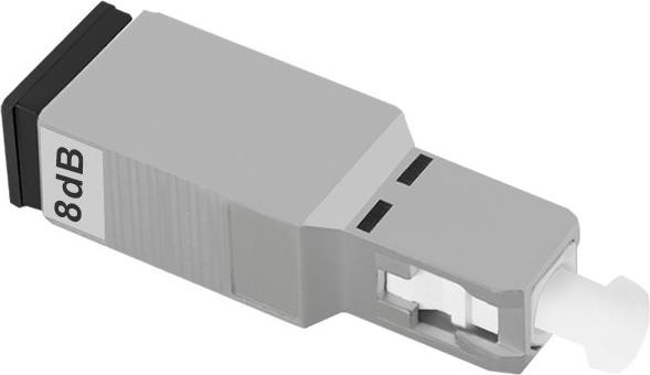Qoltec vezeloptische demper SC/UPC vrouwelijk naar SC/UPC mannelijk Single-mode 8 dB