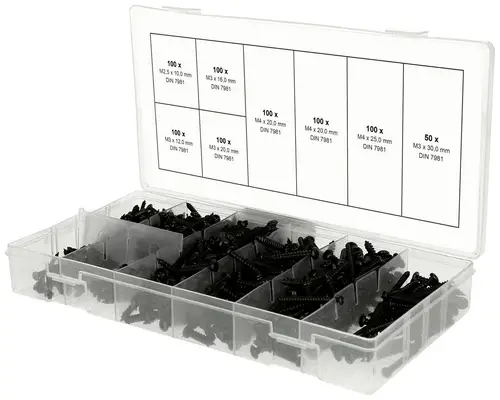 KS Tools 970.0800 Blechschrauben-Sortiment 1St.