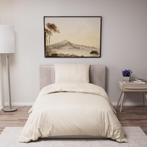 Dreamzie Beddengoedset Beige - 2-delig - 140x200 cm
