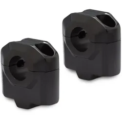 SW-Motech Lenkererhöhung für Ø 22 mm Lenker - H=30 mm. Schwarz.