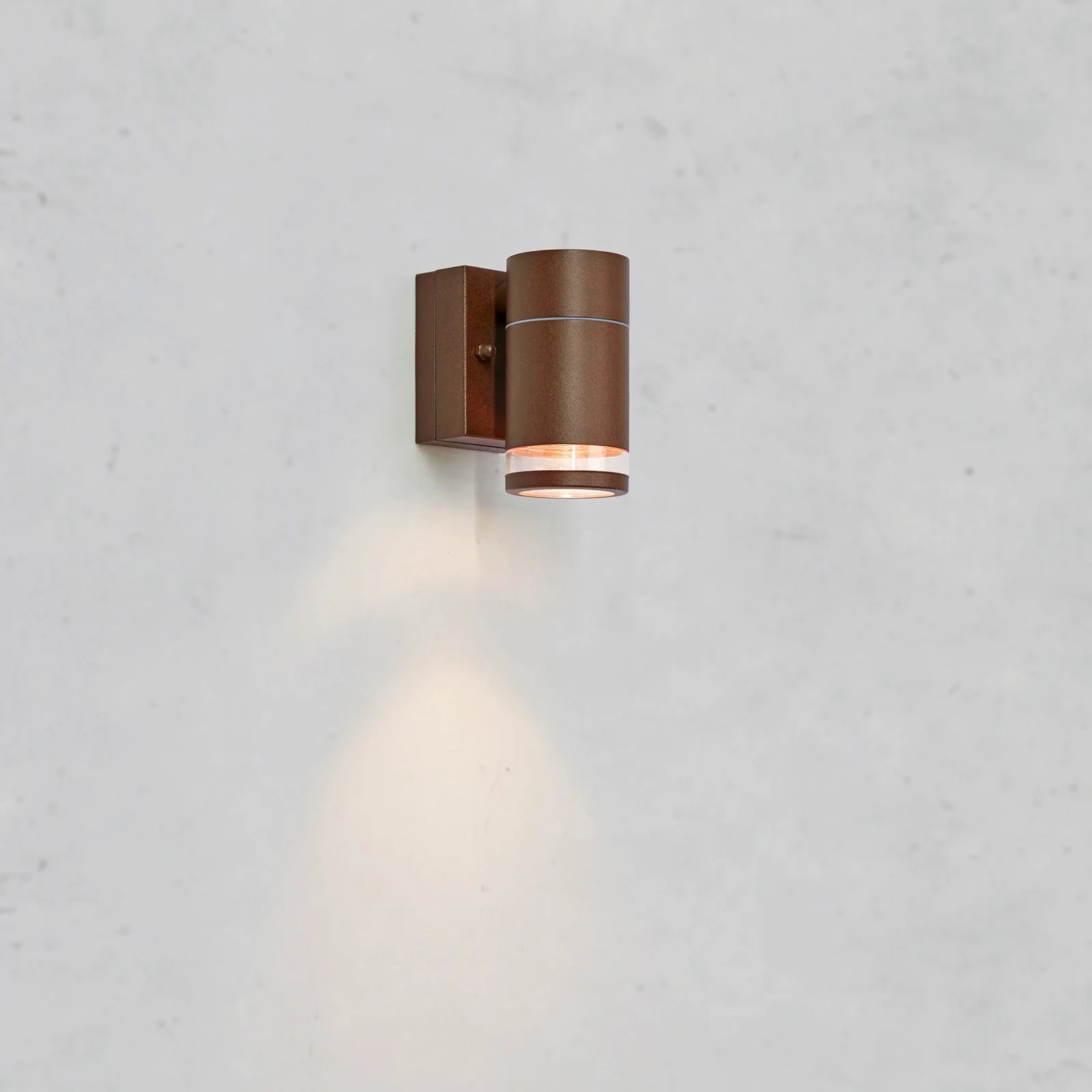 Markslöjd Luno LED buiten wandlamp, Bruin, Dimbaar, IP65