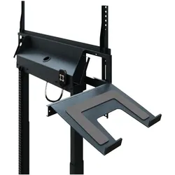 Hagor HP Twin Lift - Laptop Holder Black Laptop-Ablage für HP Twin Lift Systeme max. Tragl. 5, Notebook Ständer, Schwarz