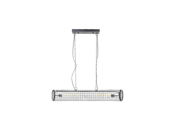 Kawola Hängelampe Viana Schwarz Metall, E27, 121x150x20 cm, Lampen & Leuchten, Innenbeleuchtung, Hängelampen, Pendelleuchte