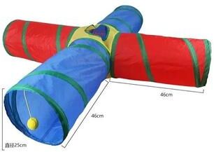 Uplift Picks Rainbow Cat Tunnel Collapsible Interactive Play Tube For Cats And Puppies 15