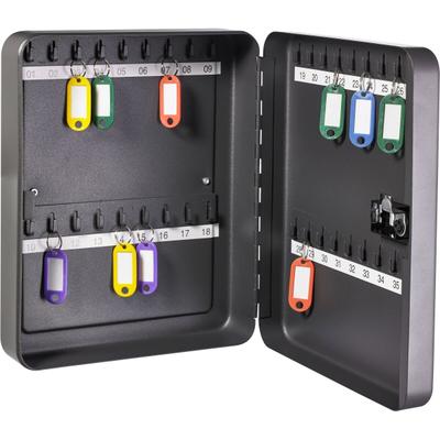 ALCO Schlüsselschrank Stahlblech 240x80x300mm für 36 Schlüssel anthrazit