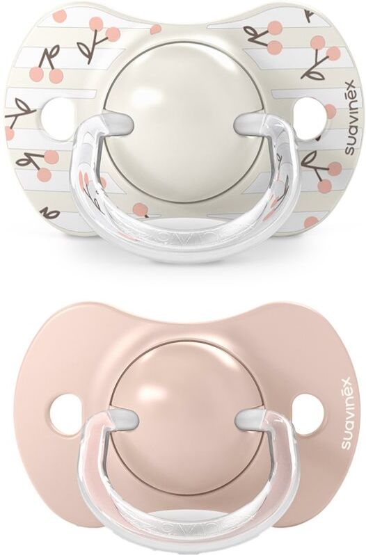 Suavinex Birdies Anatomical Silicone 0-6m tétine Pink 2 pcs