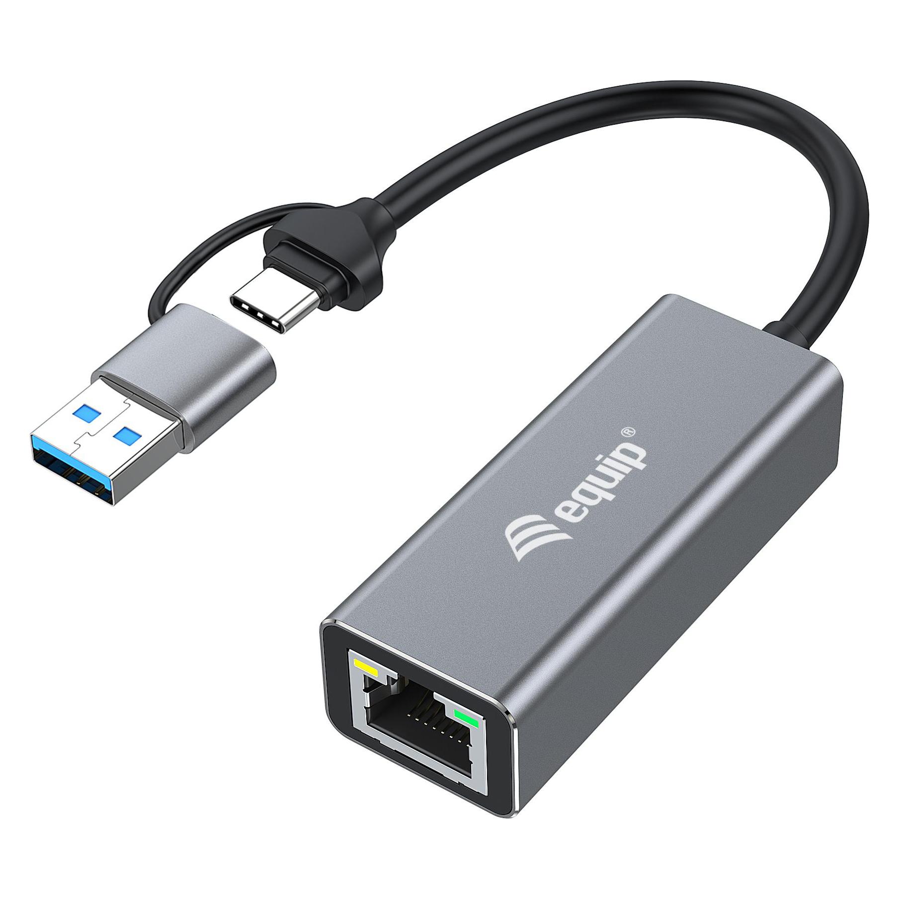equip USB-C auf 2.5 Gigabit Ethernet (USB, USB-C, RJ45 2.5 Gigabit Ethernet (1x)) (133495)