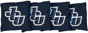 Skip's Garage John Carroll Blue Streaks Blue Cornhole Bags