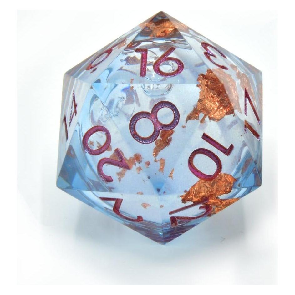 Glass Staff CritStones D20 dés Liquid Core Seraphic Reverie 3 cm (CRST30998)