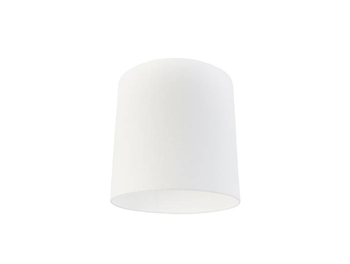 Abat-jour en tissu blanc 40/40/40
