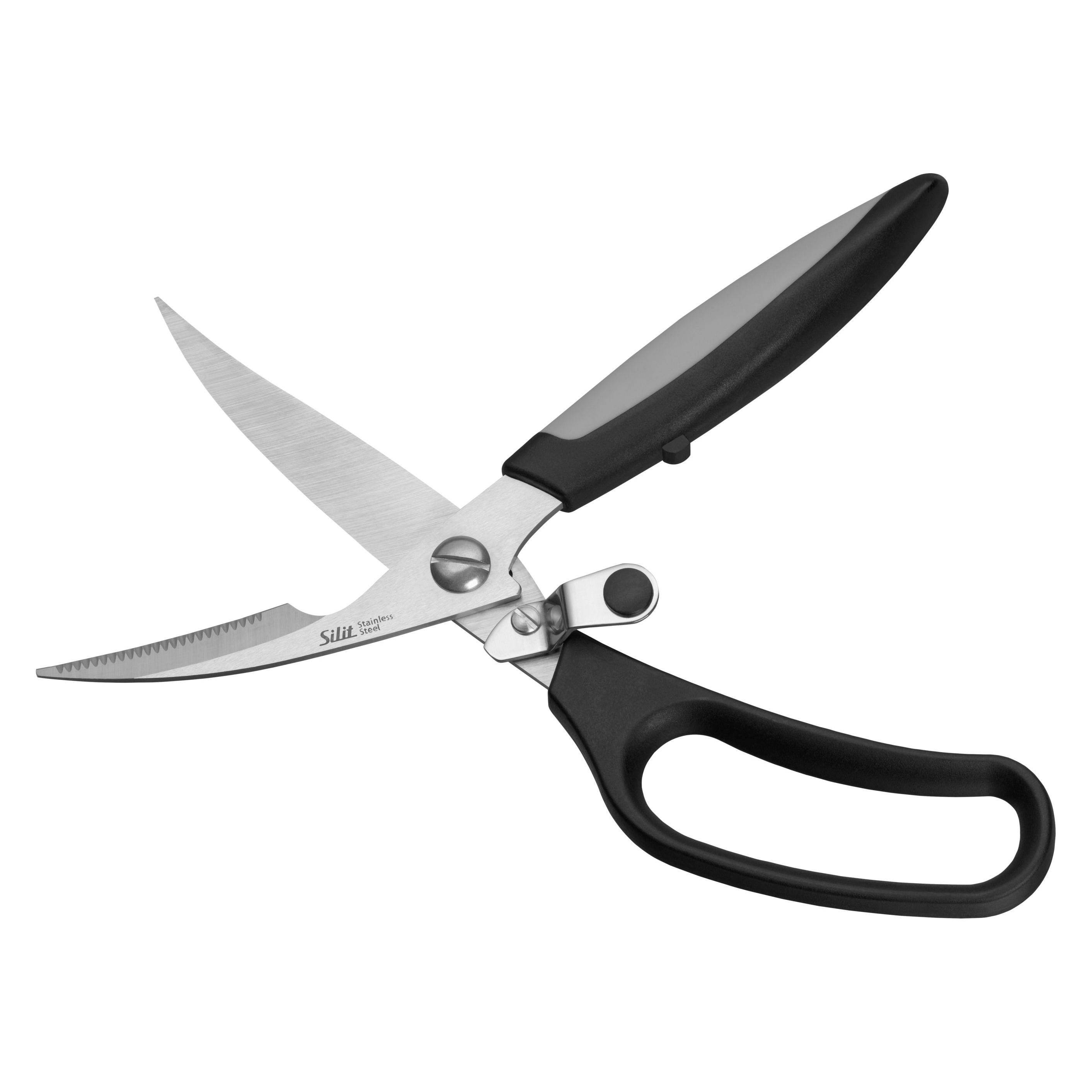 Silit Pollo Geflügelschere mit Integriertem Knochenbrecher 24cm Edelstahl für Rechts- und Linkshänder (45.0022.6044)