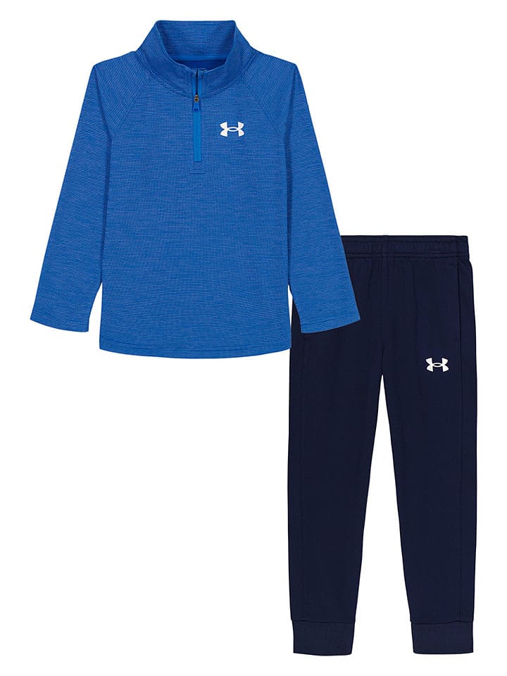 Under Armour Trainingsanzug in Blau/ Dunkelblau - 98-104