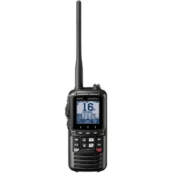 Standard Horizon VHF tragbares schwimmfähiges Bluetooth, GPS, DSC, Walkie Talkie, Schwarz, Blau