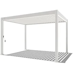 PergoLine Superior Pergola 3 m x 4 m weiß