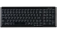 Active Key AK-7000 Mini Bekabeld USB QWERTY Toetsenbord Zwart