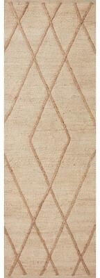 Alexander Home Daniela Diamond Jute Hand Woven Area Rug