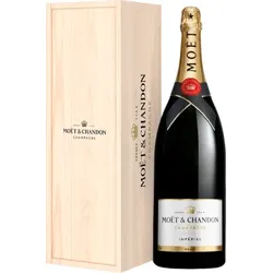 Jéroboam - Champagner Moët & Chandon - Brut Impérial - Holzkiste