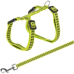 4x Trixie Katzengeschirr m. Leine (Katze), Halsband + Leine