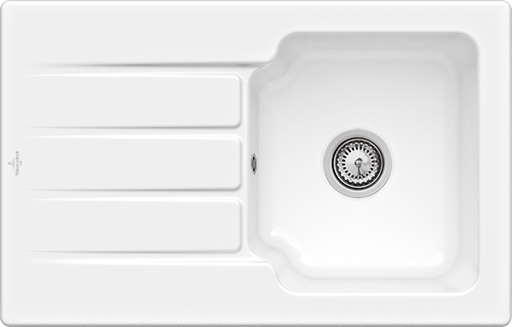 Villeroy und Boch 334000KG 860x510mm aus Keramik Snow White cplus