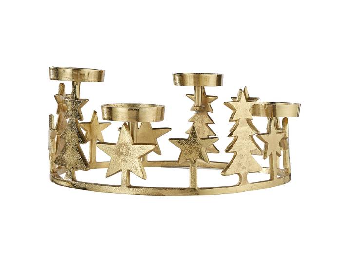 skranz Sterne 35 x 15 x 35cm Gold/Gold