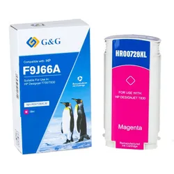 G&G Image Druckerpatrone HP 728XL/ F9J66A kompatibel magenta