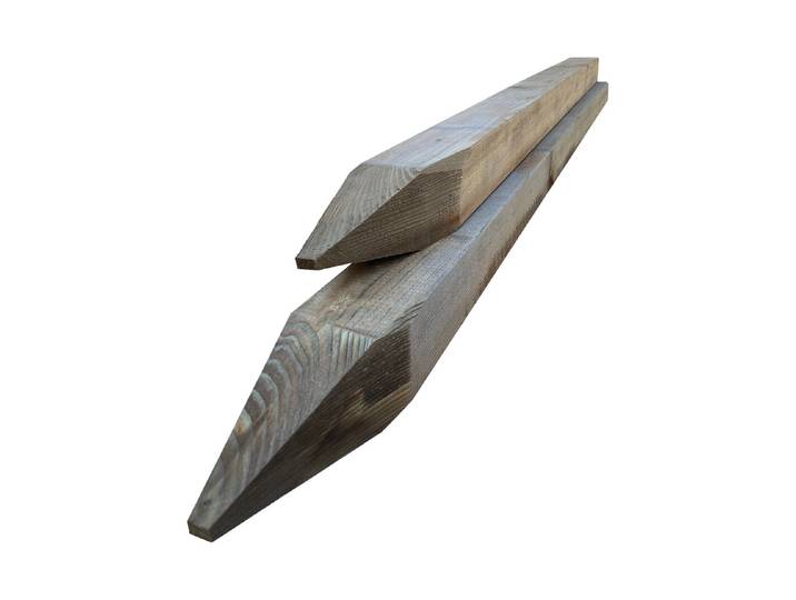 Vierkantpfosten gehobelt kd-braun 125x9x7 cm