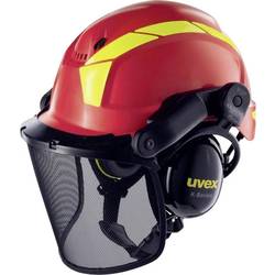 uvex 9772 9774238 Forstschutzhelm Rot
