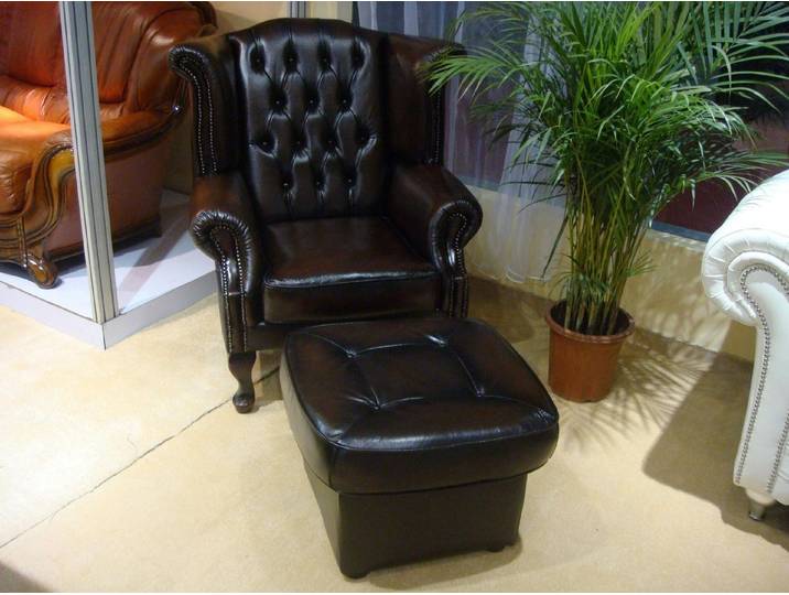 Salottini Polstergarnitur SOFORT Chesterfield Ohrensessel Birmingham Sessel UVP*2.590,-, (2-tlg), Federkern