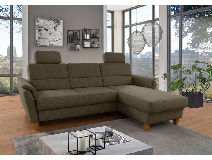 Home affaire Ecksofa Palmera L-Form, B: 244 cm - OTTO. Verlässliche Qualität., optional Schlaffunktion & Bettkasten, Federkern