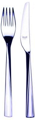 Mepra Elica Dessert Set - 24 Pieces - Stainless Steel