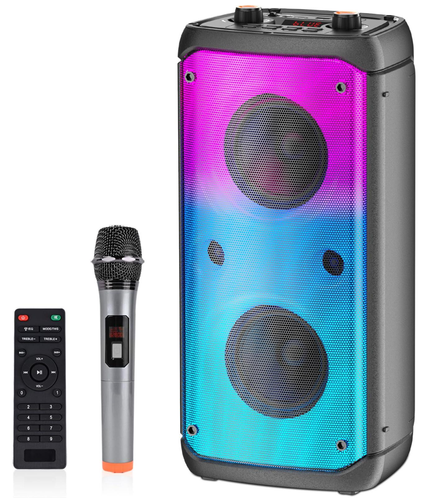 Selius Draagbare Bluetooth Speaker - 80 W - Meerkleurig