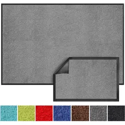 Karat Schmutzfangmatte   Monochrom   Silbergrau