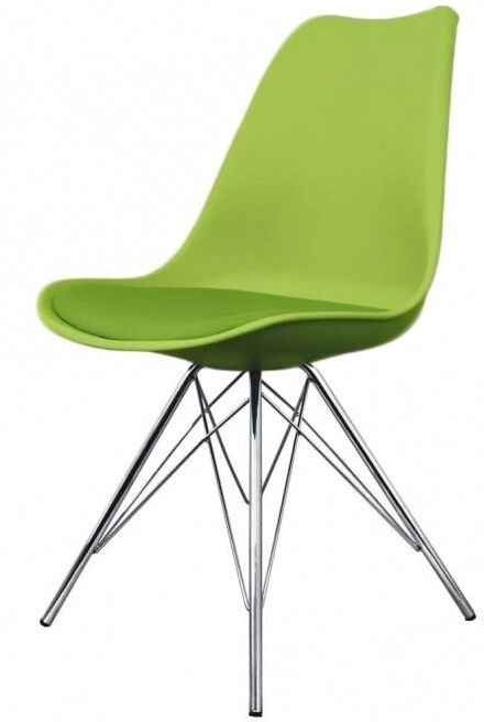 George Oliver Topeka 45 cm H Side Chair Green 82cm H X 49cm W X 45cm D